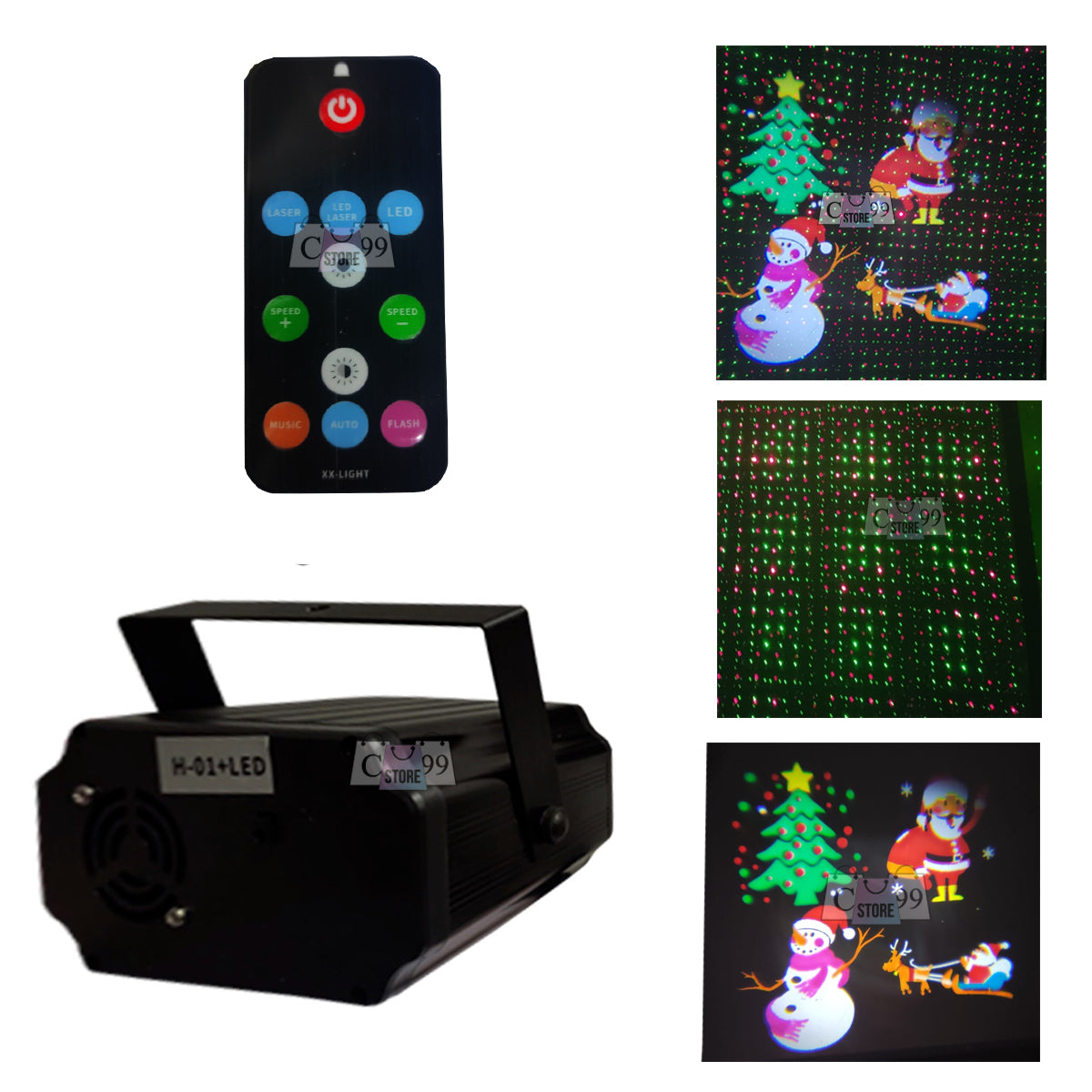 Laser De Muñecos De Navidad  [Con control]  Paga cuando recibas